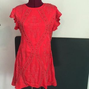 NWT Free People Shine Like the Stars Mini Dress